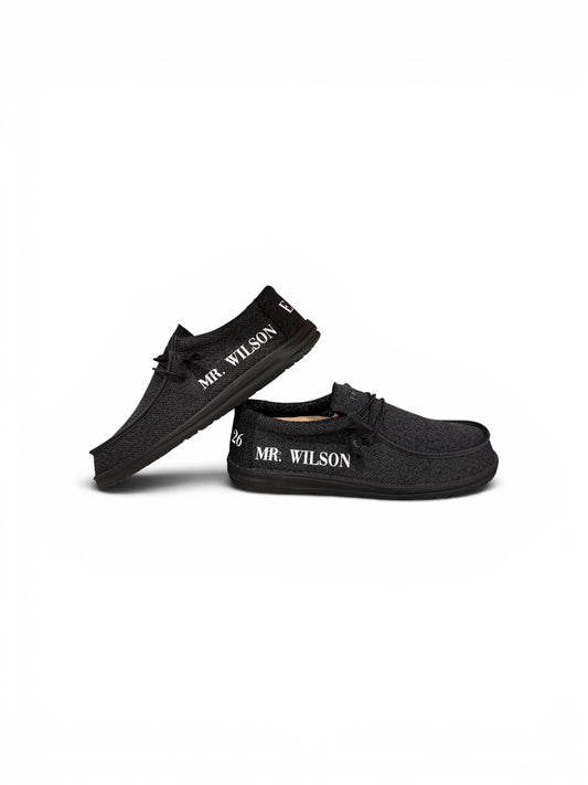 Custom Men’s Wedding Shoes | Personalized Groom Sneakers | Black/Grey Sox