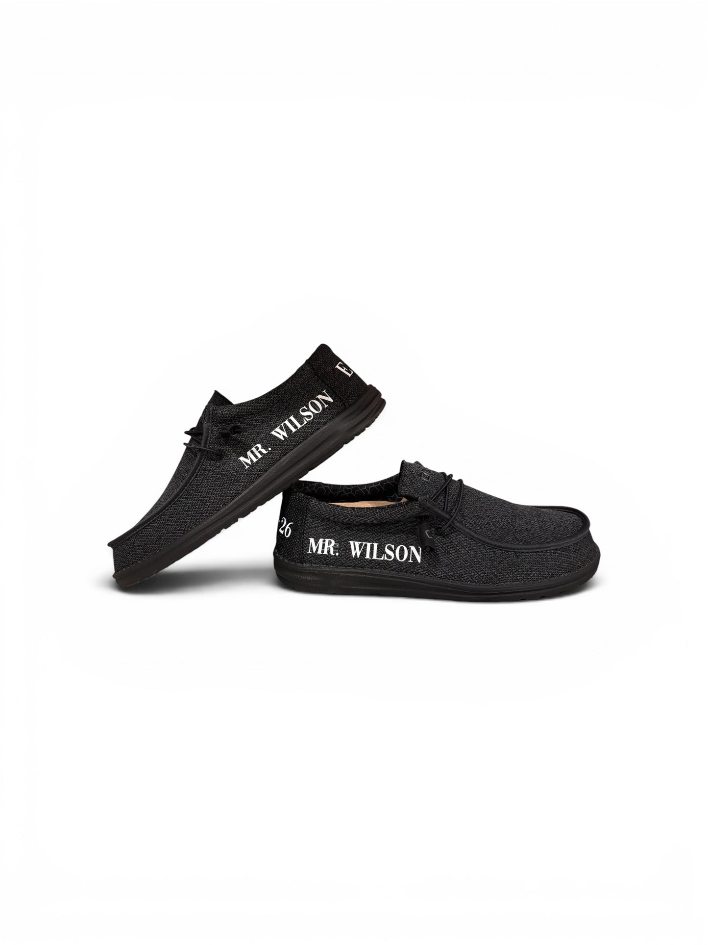 Custom Men’s Wedding Shoes | Personalized Groom Sneakers | Black/Grey Sox