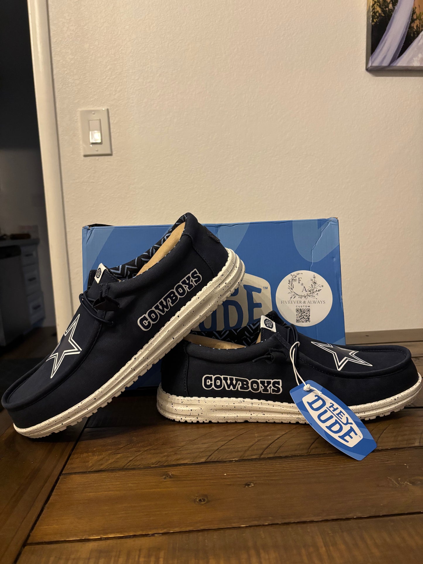 Cowboys Dude Shoes- perfect Christmas gift, gift for him, graduation gift, gift for her, birthday gift, anniversary gift & more!