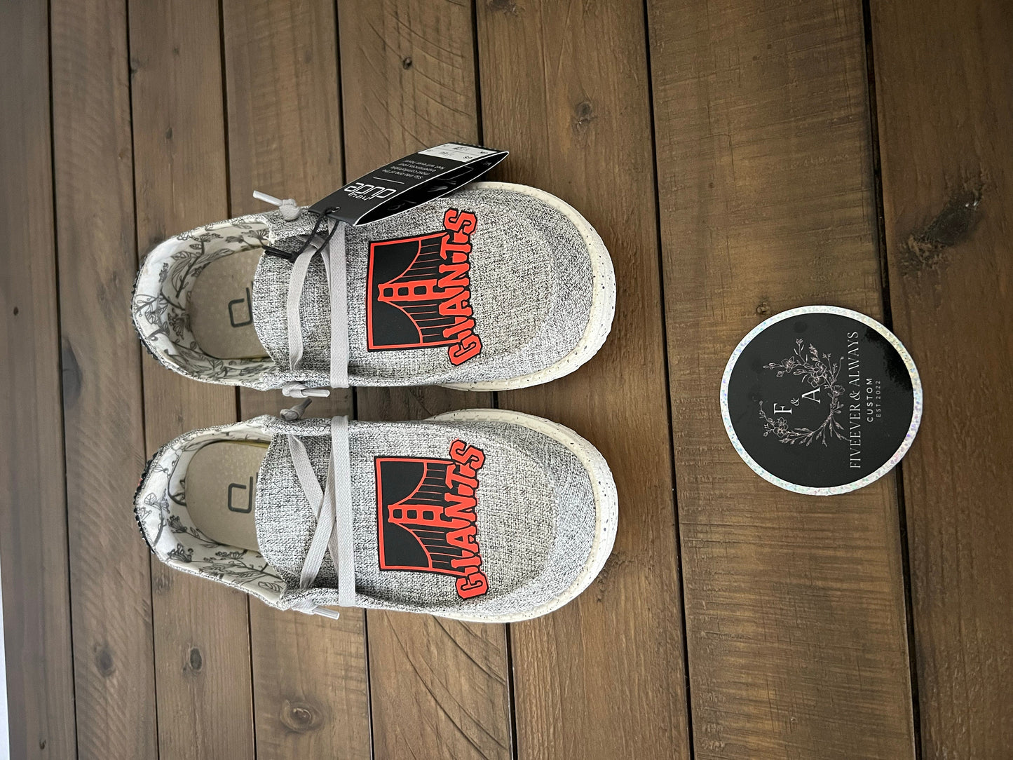 Baseball logo HeyDude Shoes- You Choose! These are perfect for Christmas gift, birthday gift, graduation gift, anniversary gifts & more!