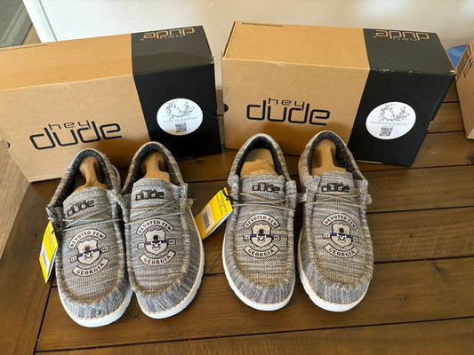 Custom Devoted Few Logo Dude Shoes - Perfect gift for him, Groom Gift, Fathers day gift, Christmas gift, birthday, etc!