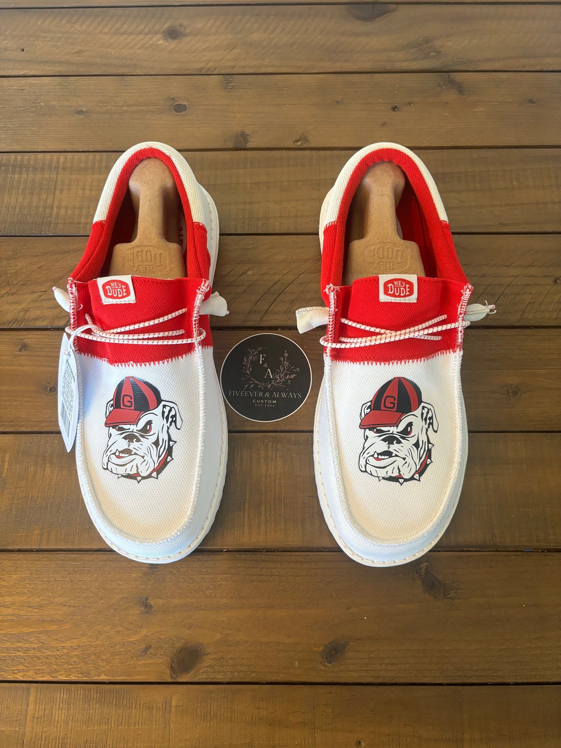 Custom Bulldog Dude Shoes - perfect Christmas gift, gift for him, graduation gift, gift for her, birthday gift, anniversary gift & more!