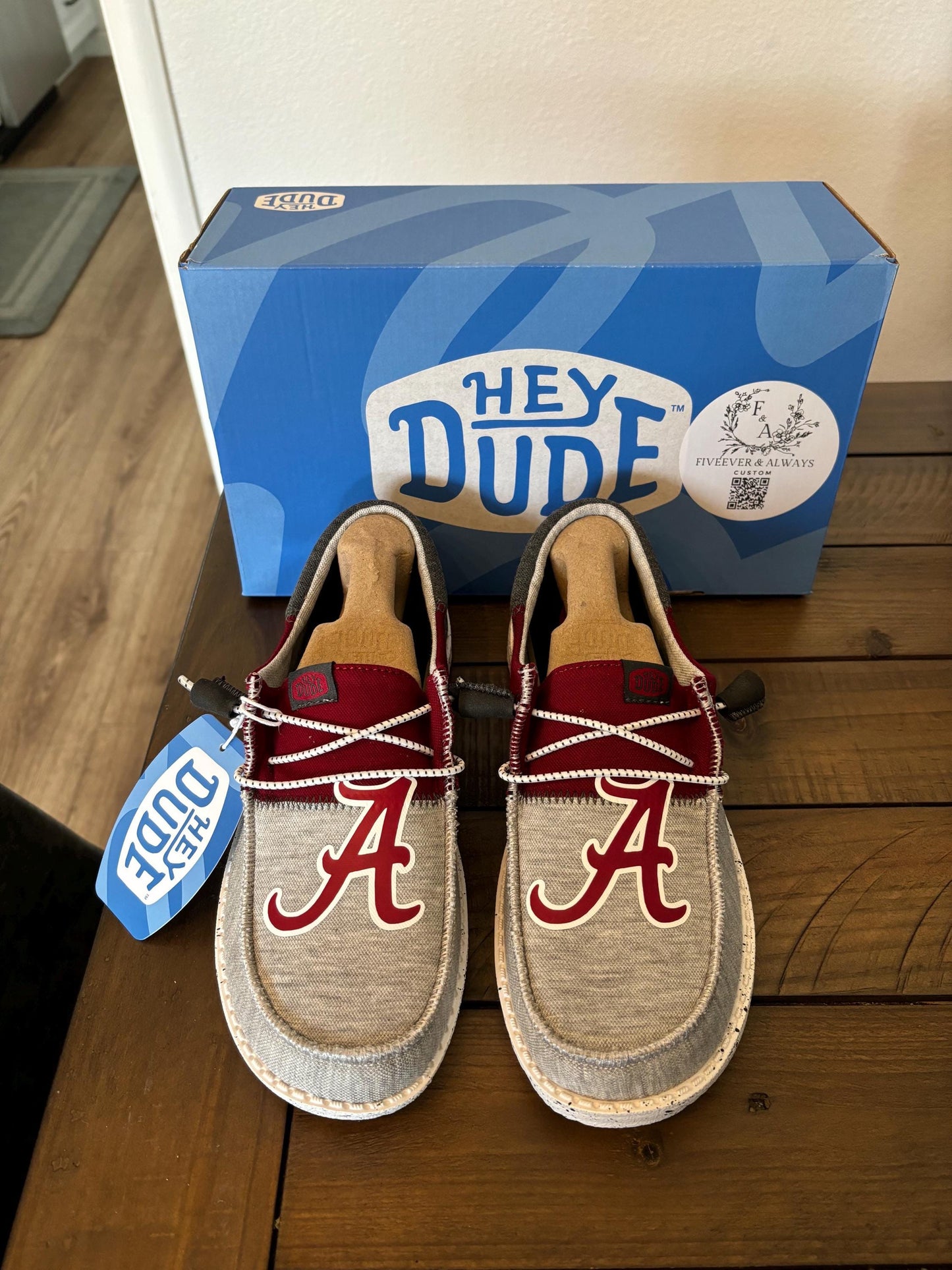 Custom Alabama Dude Shoes - perfect Christmas gift, gift for him, graduation gift, gift for her, birthday gift, anniversary gift & more!