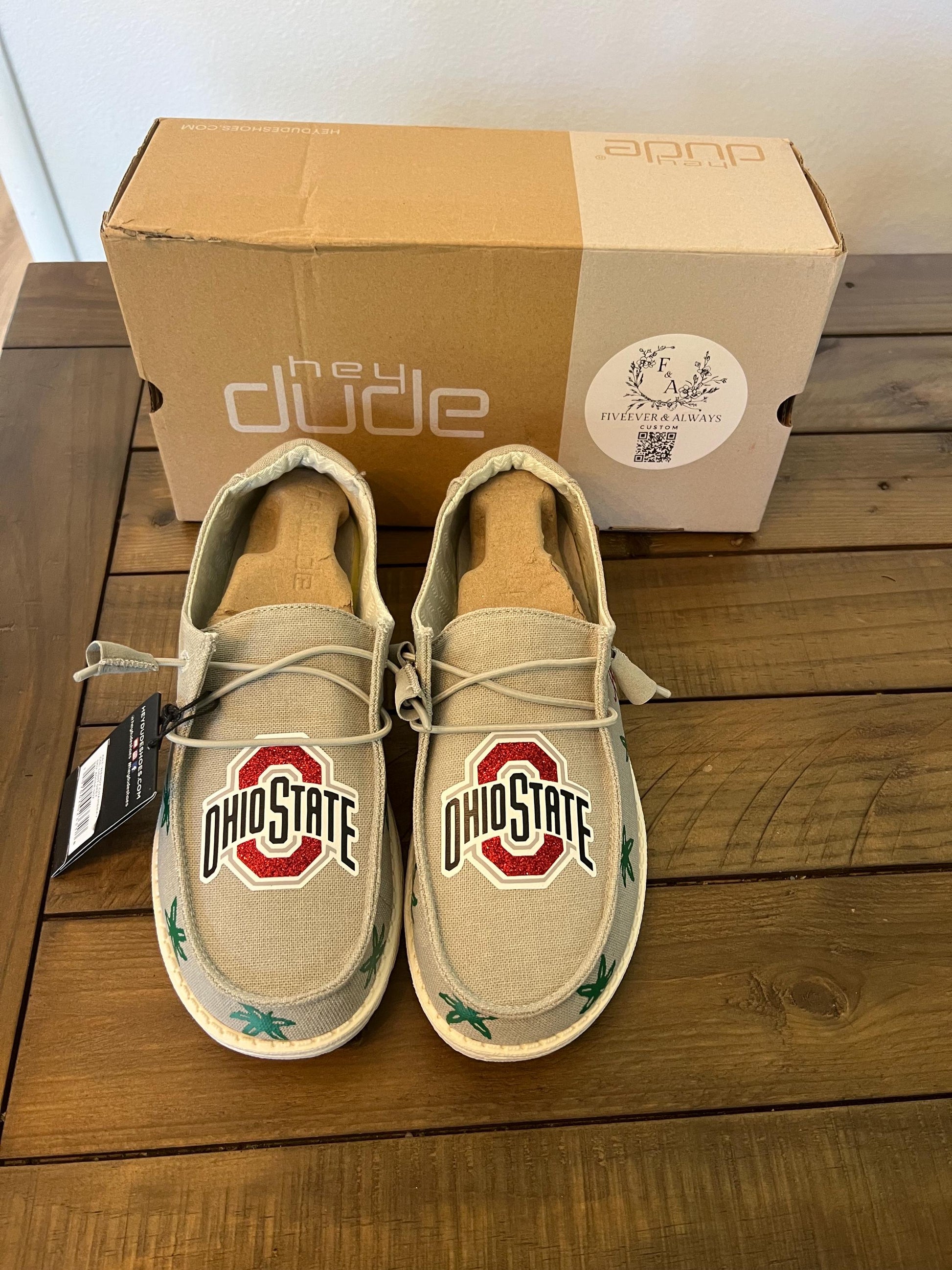 Custom Ohio Dude Shoes - perfect Christmas gift, gift for him, graduation gift, gift for her, birthday gift, anniversary gift & more!