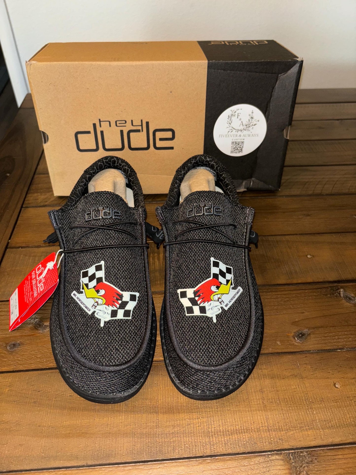 Custom Logo HeyDudes - Great gift for him, Groom Gift, Fathers day gift, Christmas gift, birthday gift, anniversary gift for him, & more