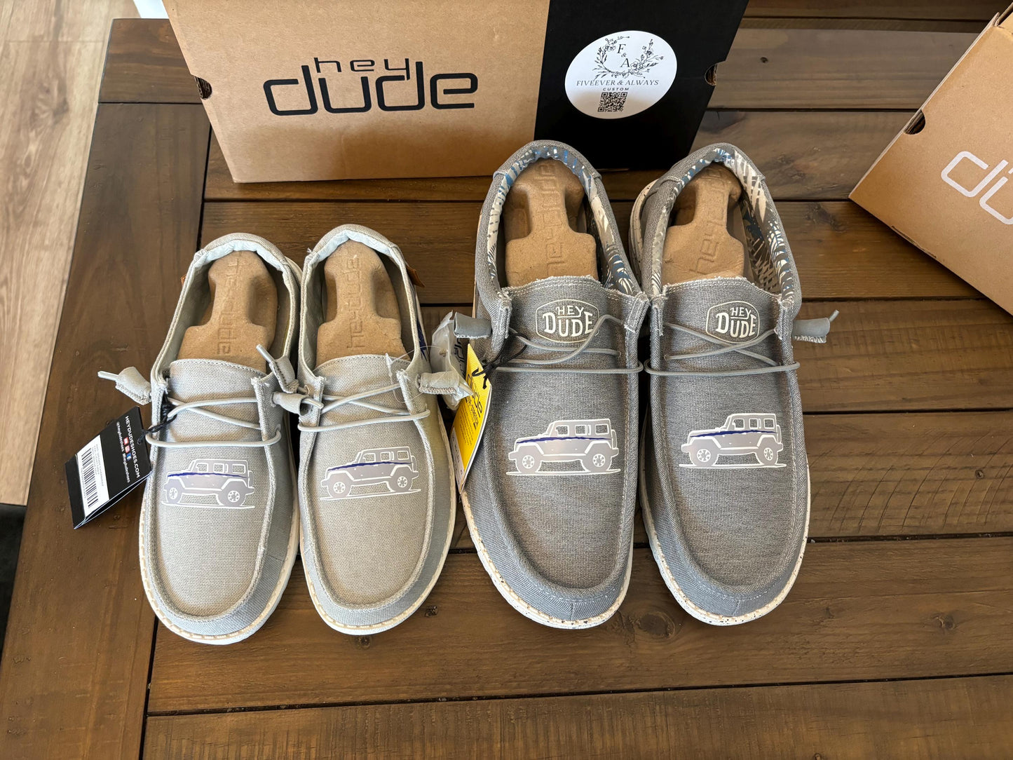 Custom Logo HeyDudes - Great gift for him, Groom Gift, Fathers day gift, Christmas gift, birthday gift, anniversary gift for him, & more