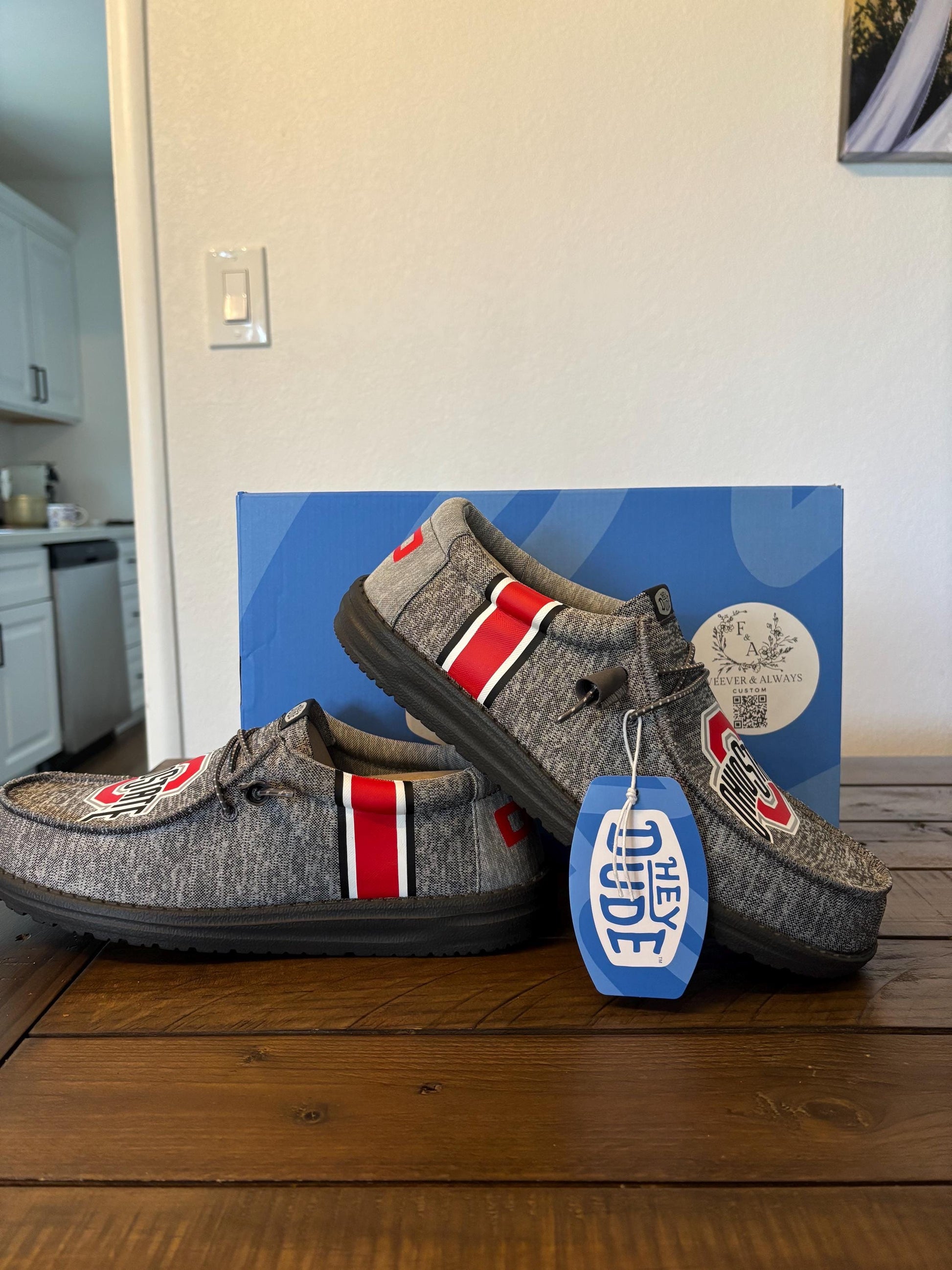 Custom Ohio Dude Shoes - perfect Christmas gift, gift for him, graduation gift, gift for her, birthday gift, anniversary gift & more!