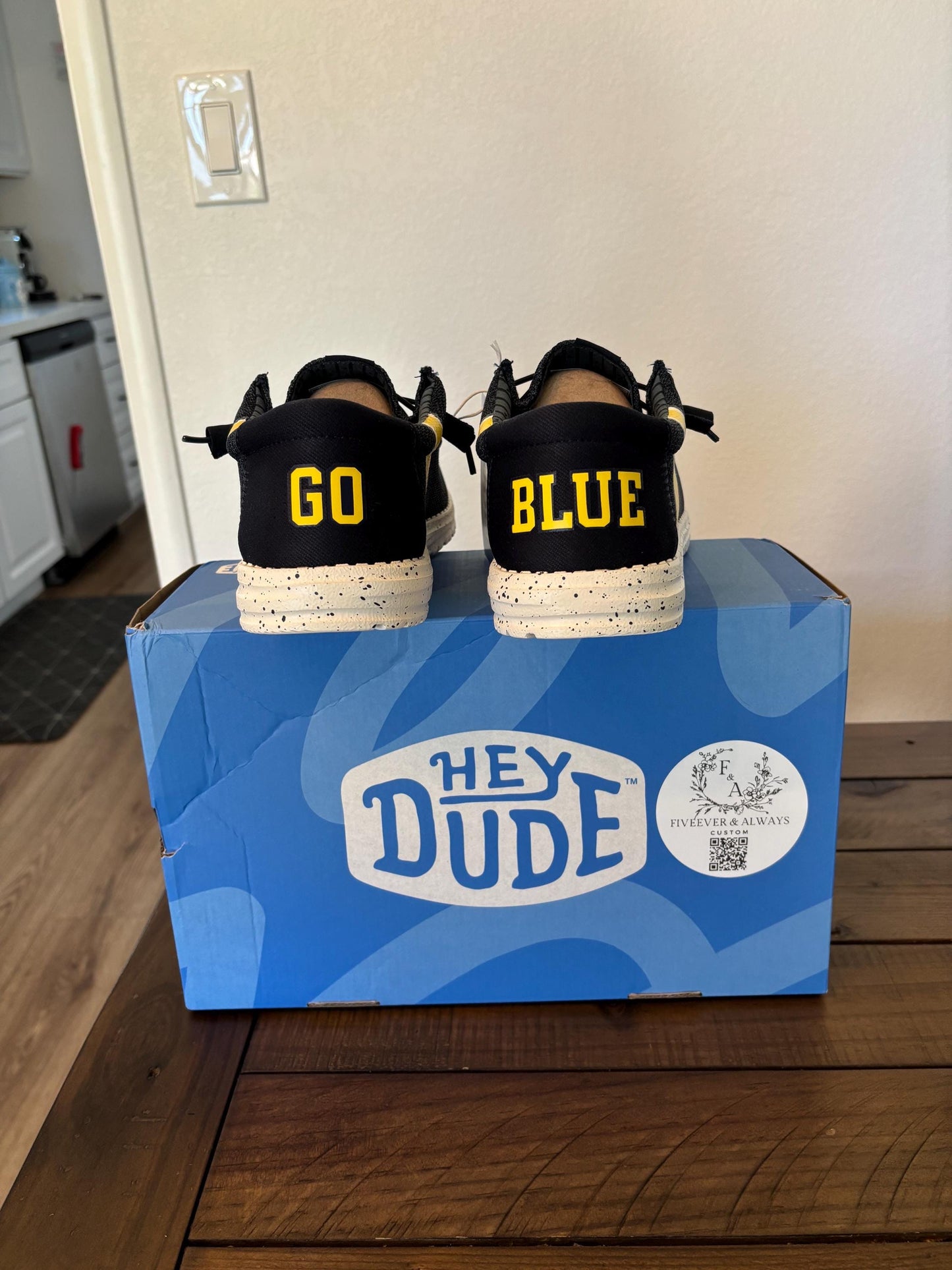 Univ. of Michigan dude shoes - perfect Christmas gift, gift for him, graduation gift, gift for her, birthday gift, anniversary gift & more!