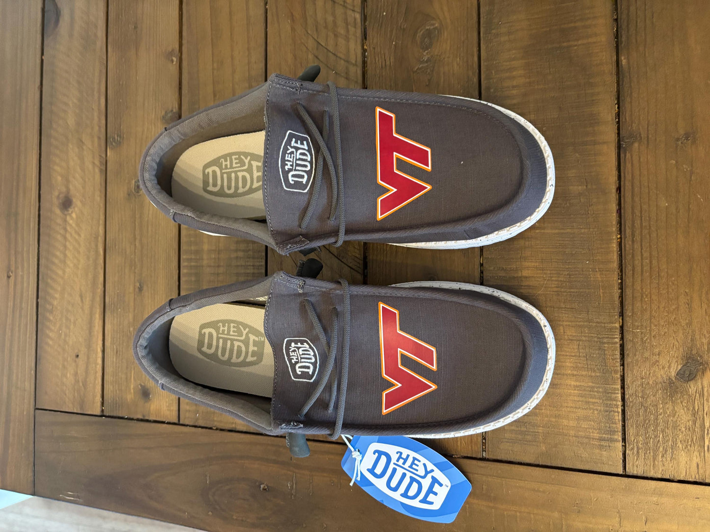 University logo HeyDude Shoes- You Choose! perfect Christmas gift, birthday gift, graduation gift, anniversary gift, tailgates & more :)