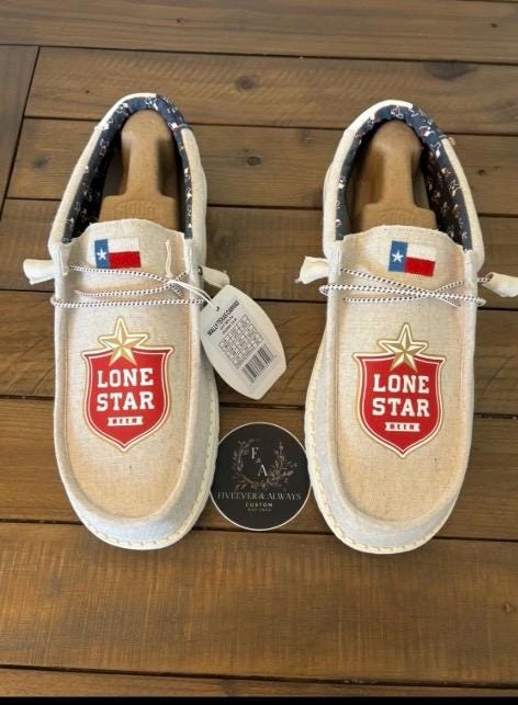 Custom Alcohol Logo HeyDudes - gift for him, Groom Gift, Fathers day gift, Christmas gift, birthday gift, anniversary gift for him, & more