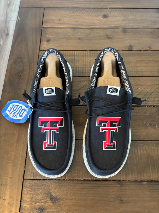 Custom Texas Tech Dude Shoes - perfect Christmas gift, gift for him, graduation gift, gift for her, birthday gift, anniversary gift & more!