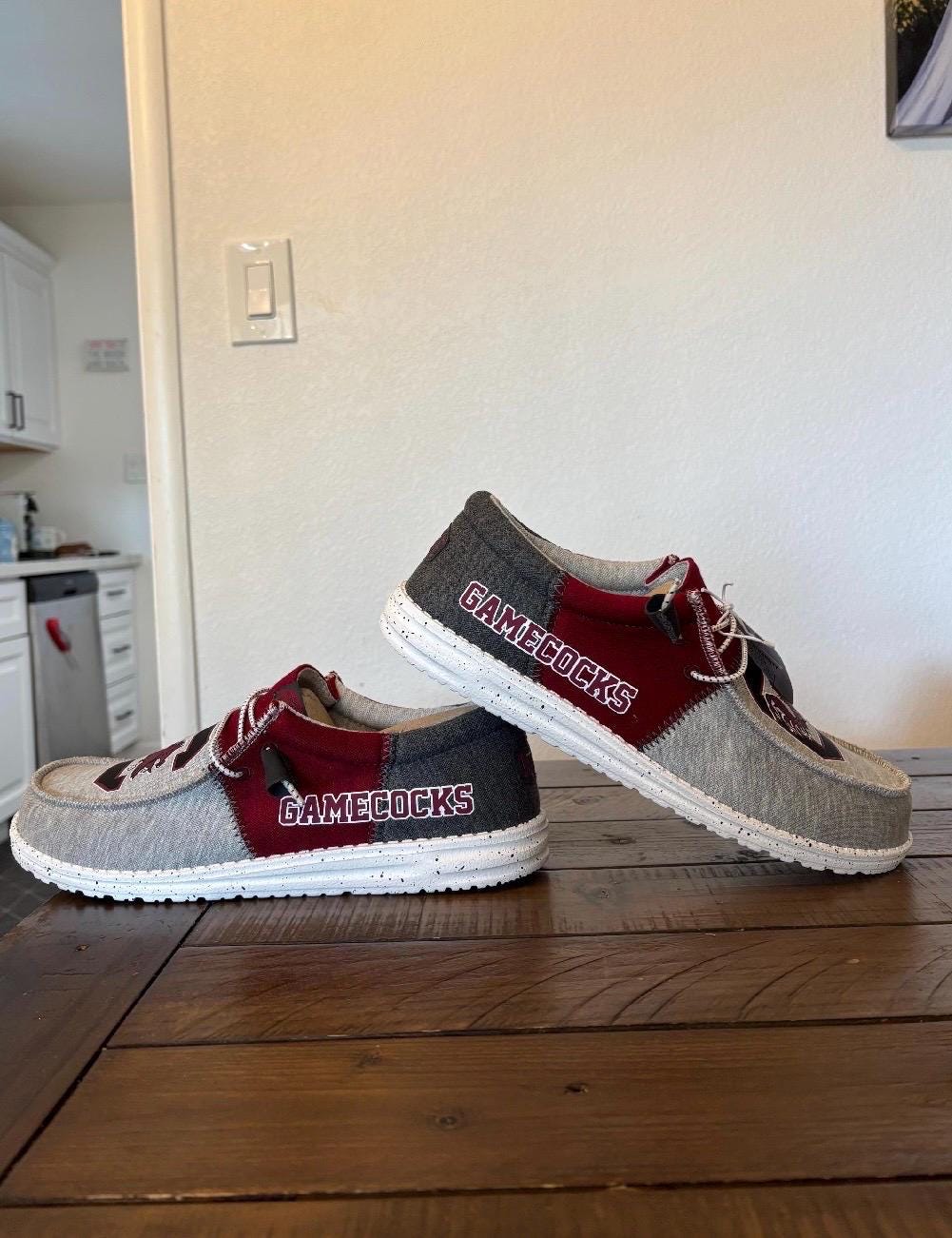 Custom Gamecock Dude Shoes - perfect Christmas gift, gift for him, graduation gift, gift for her, birthday gift, anniversary gift & more!