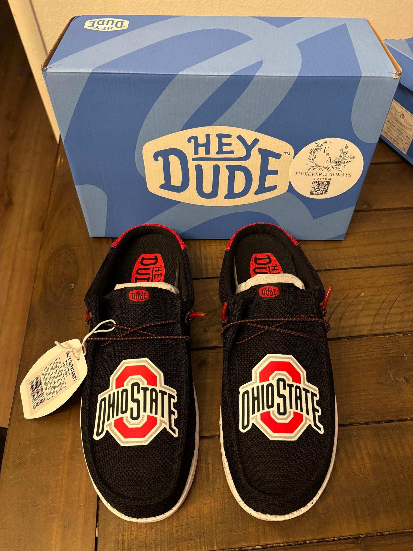 Custom Ohio Dude Shoes slides - perfect Christmas gift, gift for him, graduation gift, gift for her, birthday gift, anniversary gift & more!