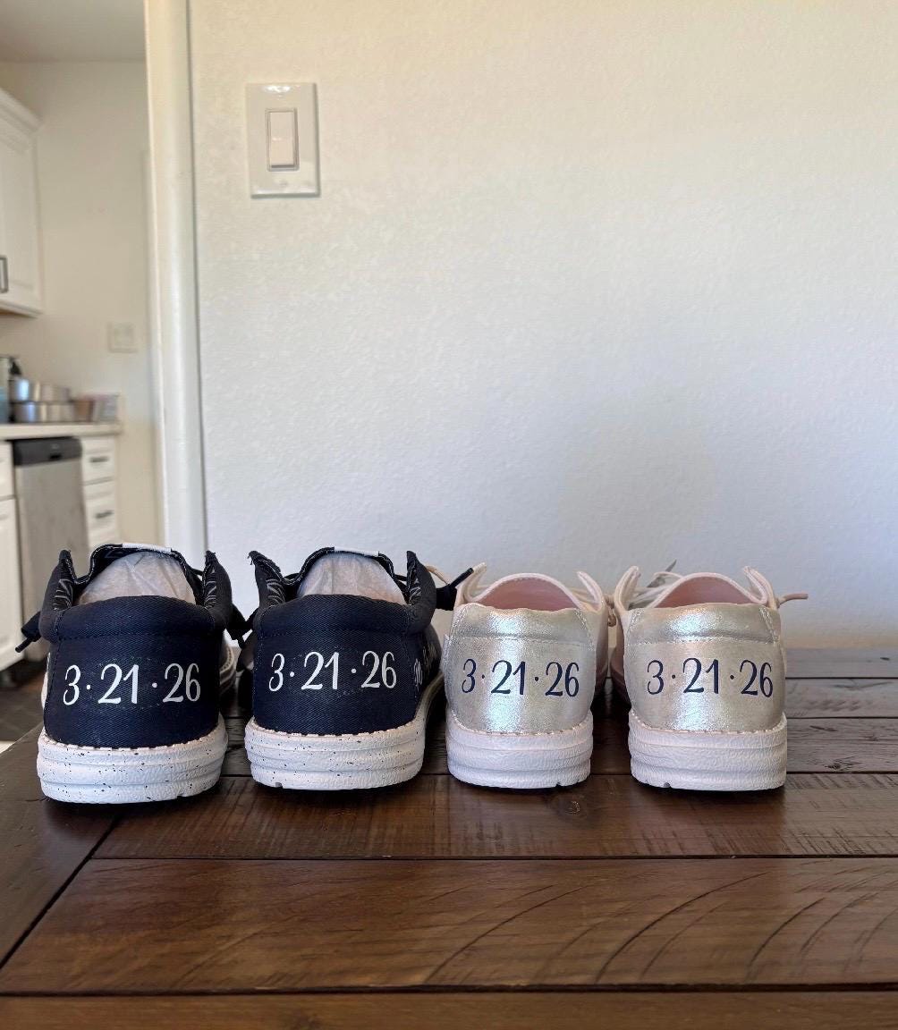 Men's / Wedding Custom Dude Shoes (Navy Canvas) - Perfect gift for him, Groom Gift, Fathers day gift, Christmas gift, birthday gift & more!