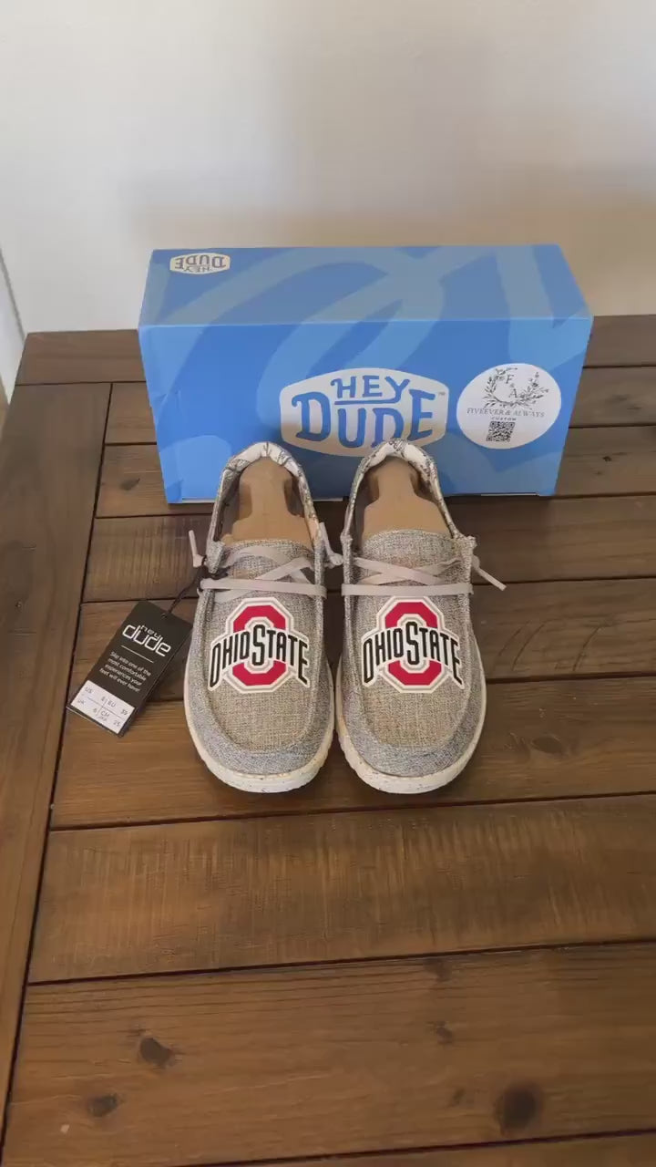 Custom Ohio Dude Shoes - perfect Christmas gift, gift for him, graduation gift, gift for her, birthday gift, anniversary gift & more!
